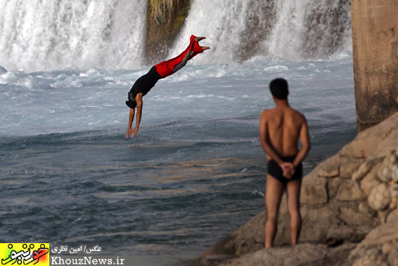 در آغوش خنك رودخانه دز