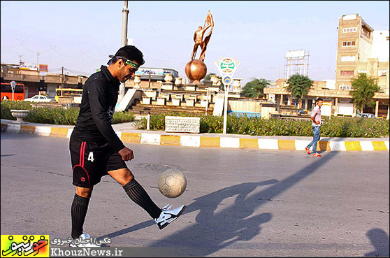 نمايش روپايي سجاد مقدم ورزشكار خوزستاني 