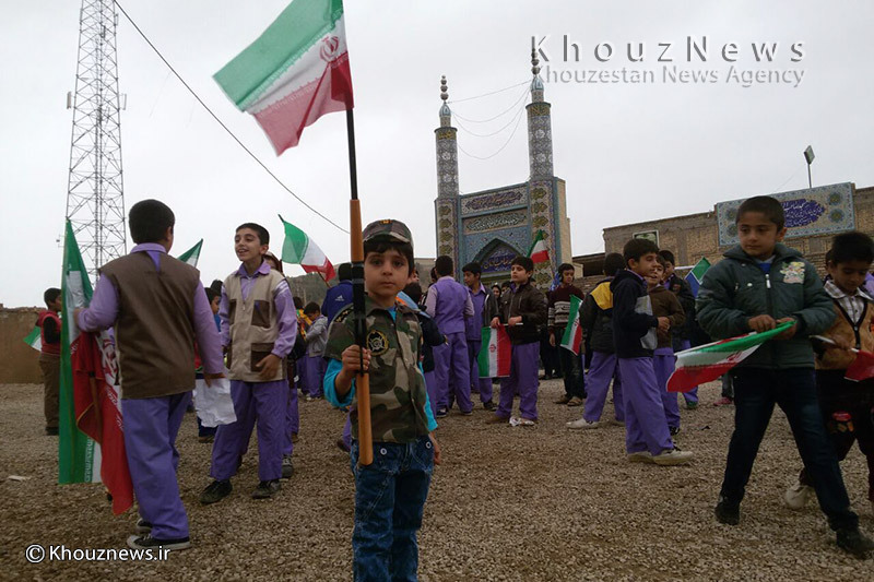 عکس/ کاربران/ راهپیمایی 22 بهمن در شهر بیدروبه اندیمشک