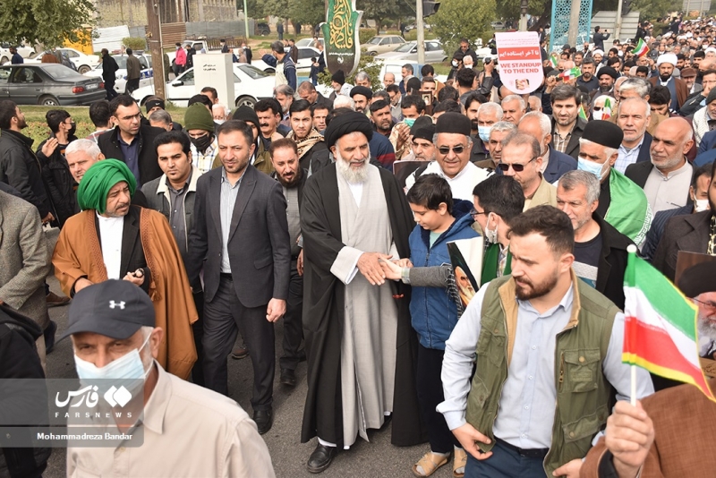 راهپیمایی مردم اهواز در پی اهانت به قرآن