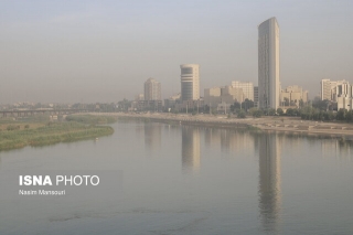 خوزستان در احاطه دودِ آتش 