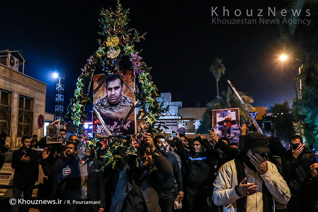 تصاویر/ ورود پیکر پاک سه شهید خوزستانی مدافع حرم به  اهواز