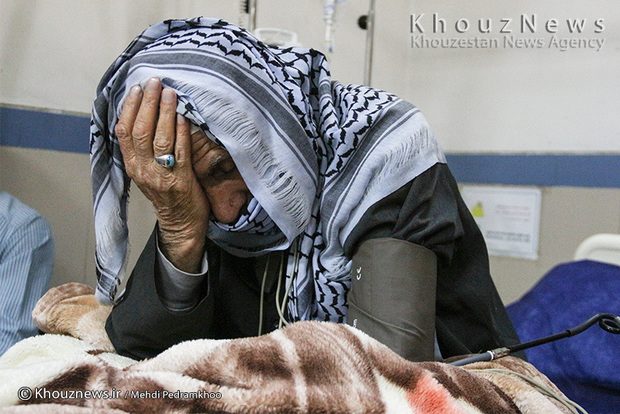 تصاویر/ اورژانس بیمارستان امام اهواز در یک روز خاکی / 1