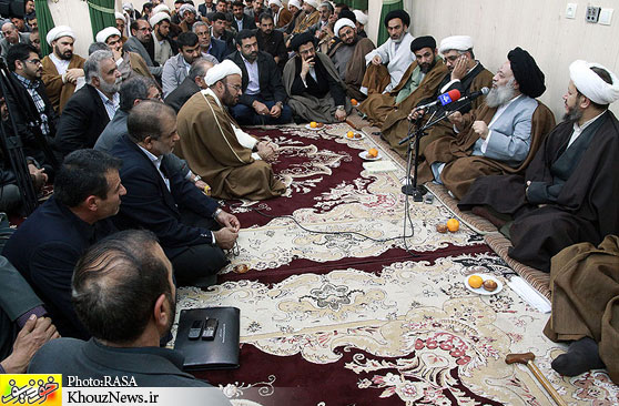 آیت الله موسوی جزایری در دیدار با نخبگان شهرستان کارون