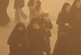 گرد و غبار باعث افزایش مهاجرت اجباری از خوزستان شده است