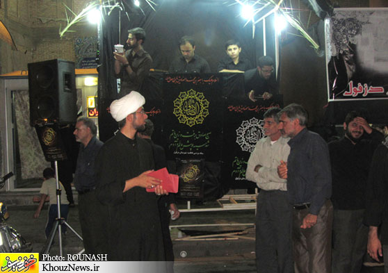 مراسم عزاداری شهادت امام جعفر صادق (ع) در دزفول