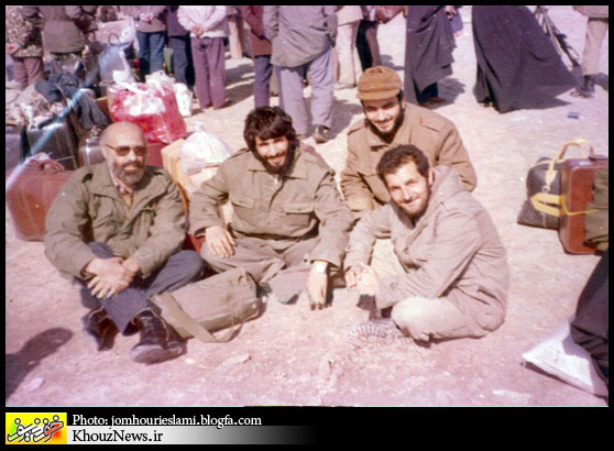 عکس منتشر نشده شهید محمد جهان آرا و شهید مهدی باکری