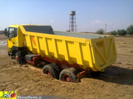 روستای حسین ناهض شوش بعد از سیلاب