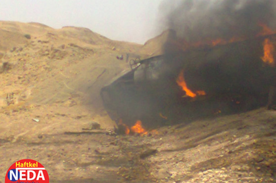 واژگونی تانكر حامل سوخت در محور هفتکل ـ باغملك