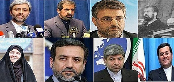   سرمدی، محمدی، آصفی، حسینی، قشقاوی، مهمان‌پرست، عراقچی و افخم سخنگویان دستگاه دیپلماسی