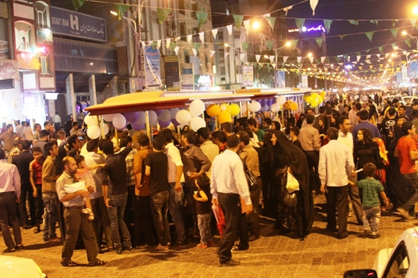 گردش كاروان استقبال از ماه رمضان در شهر اهواز
