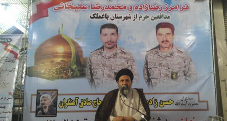امروز امنیت و عزت مملکت مرهون ایثار شهیدانی همچون شهید رضازاده و علیخانی است