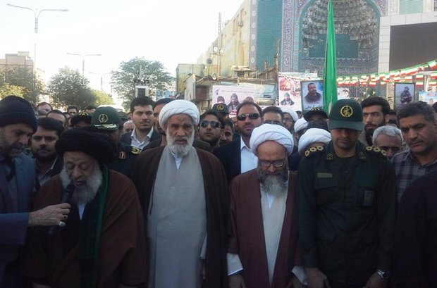 ۳ شهید مدافع حرم خوزستانی در اهواز تشییع شدند