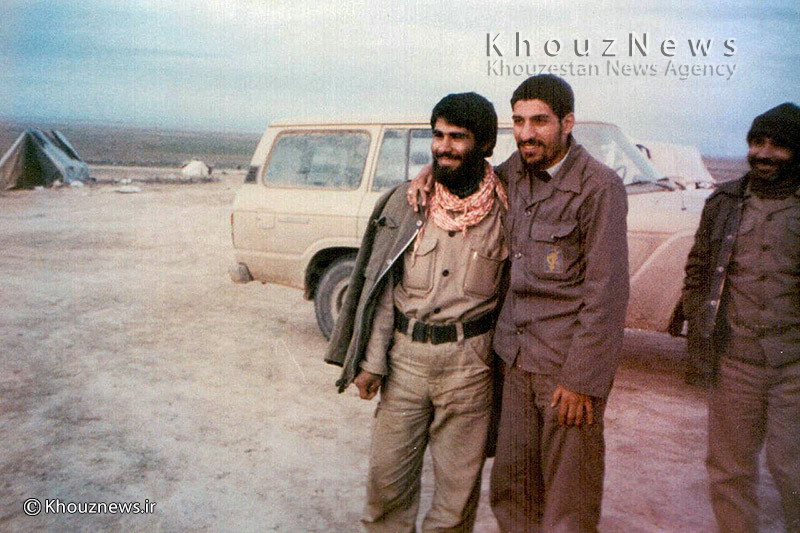 عکس/ سردار شهید اسماعیل فرجوانی و حاج صادق آهنگران