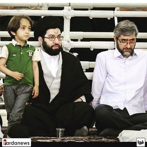 عکس / فرزند، داماد و نوه رهبر انقلاب