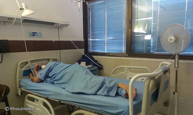 کاربران/ خرابی کولر بیمارستان «نفت» در گرمای طاقت فرسای خورستان! / عکس