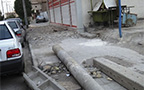 پیاده روهای آبادان در تسخیر ساختمان سازان