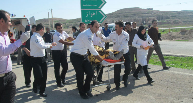 آمار ماموریت نوروزی اورژانس در استان خوزستان