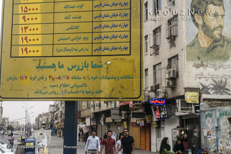 سوء استفاده از بی توجهی سازمان تاکسیرانی/ رانندگان تاکسی راه تخلف را برای خود خود هموار می کنند/عکس