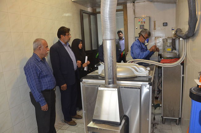 افتتاح سیستم بی‌خطرسازی پسماندهای عفونی بیمارستان اروند اهواز