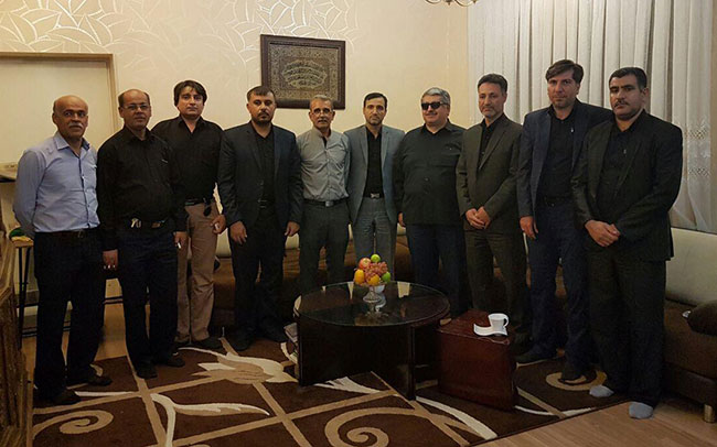 دیدار کیانی‌زاده با ورزشکار نابینا و جانباز 70 درصد خوزستانی