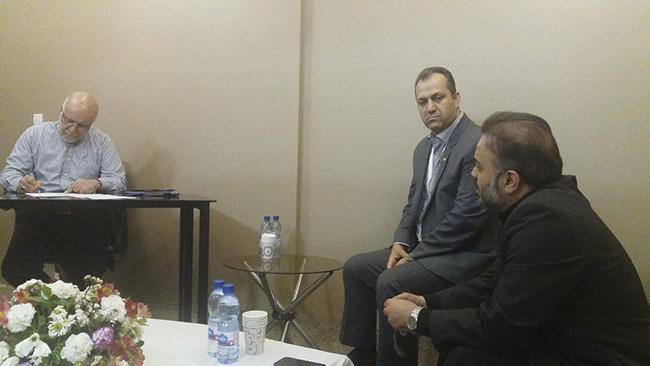 جلسه اختصاصی مدیرعامل شرکت فولاد اکسین خوزستان با وزیر نفت