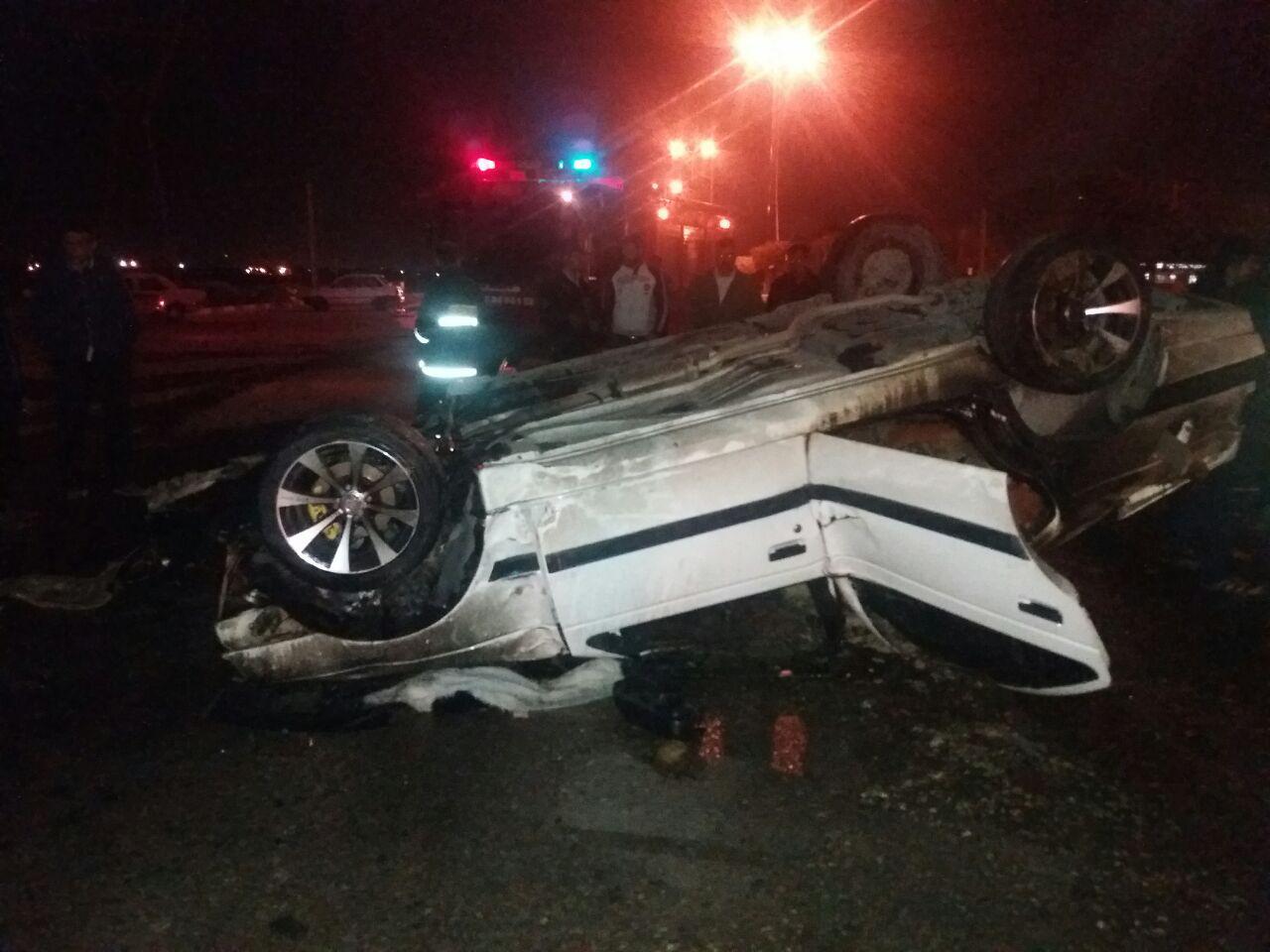 حادثه رانندگی با 2 کشته و 6 مصدوم در جاده دزفول-شوشتر