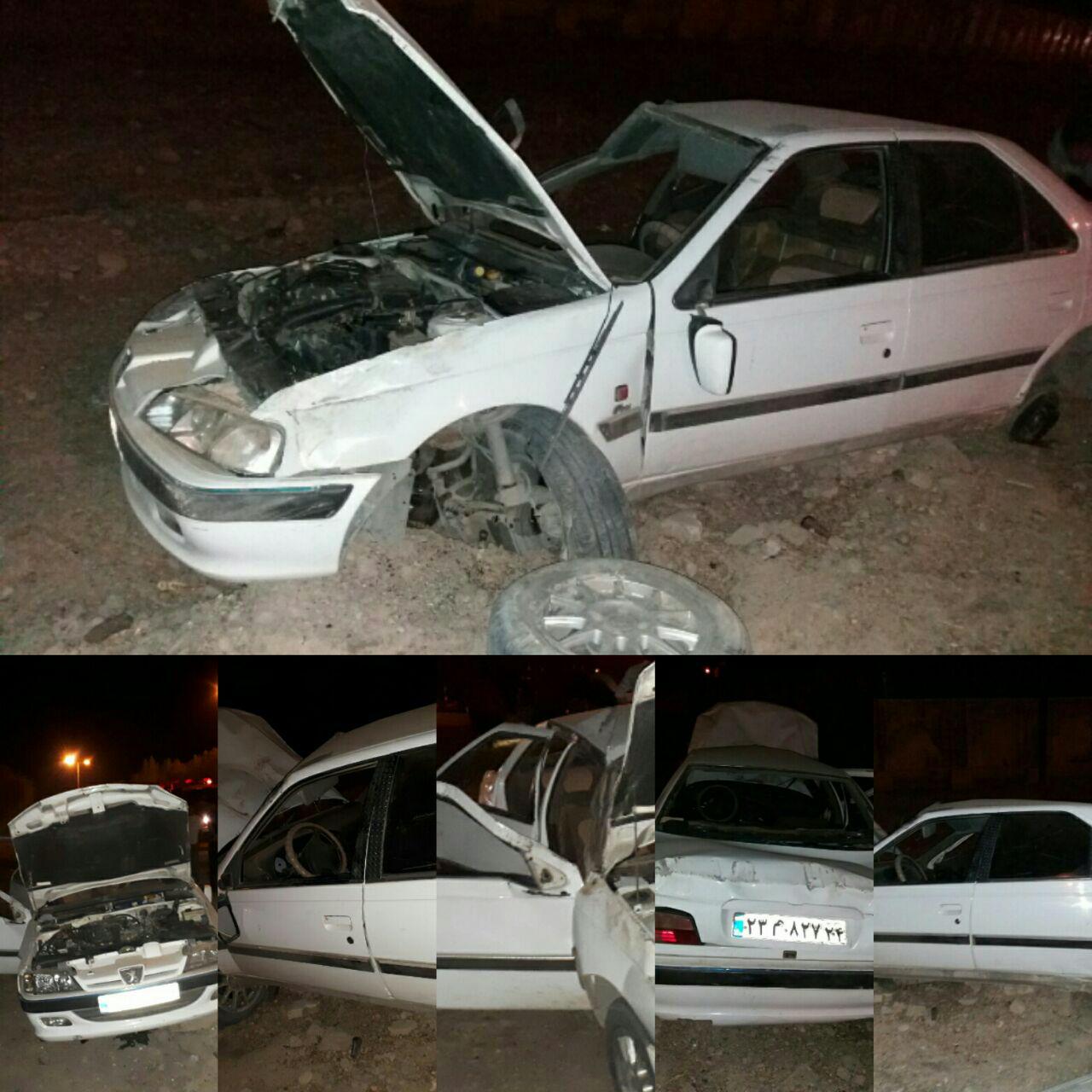 4مصدوم بر اثر واژگونی پژوپارس در جاده دزفول-اندیمشک