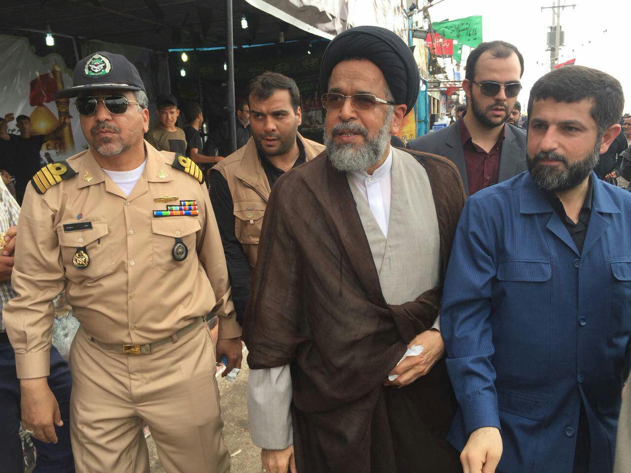 بازدید وزیر اطلاعات از یادمان شهدای شلمچه