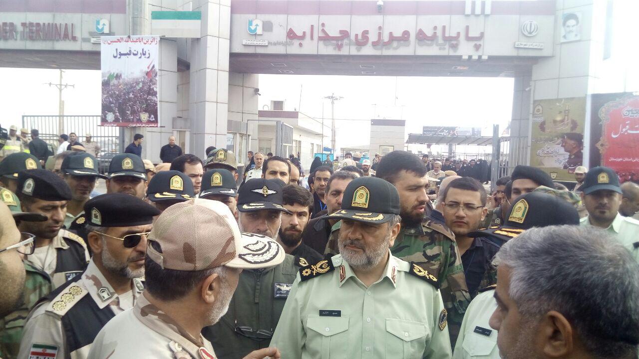 سردار اشتری: تاکنون هیچ مشکلی در تردد زائران اربعین حسینی در مرزهای سه گانه نداشته ایم