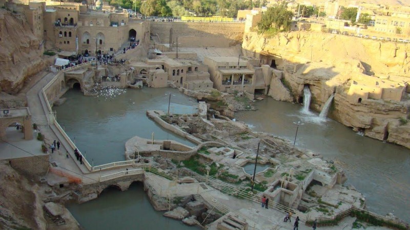شوشتر سرزمین سازه های آبی میزبان مسافران نوروزی است