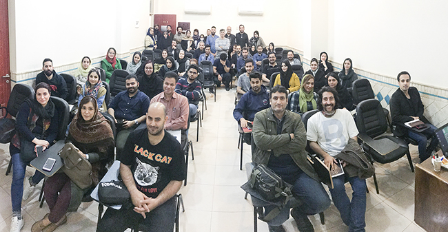 ورکشاپ «استیتمنت هنرمند» با تدریس حمید سوری در اهواز برگزار شد