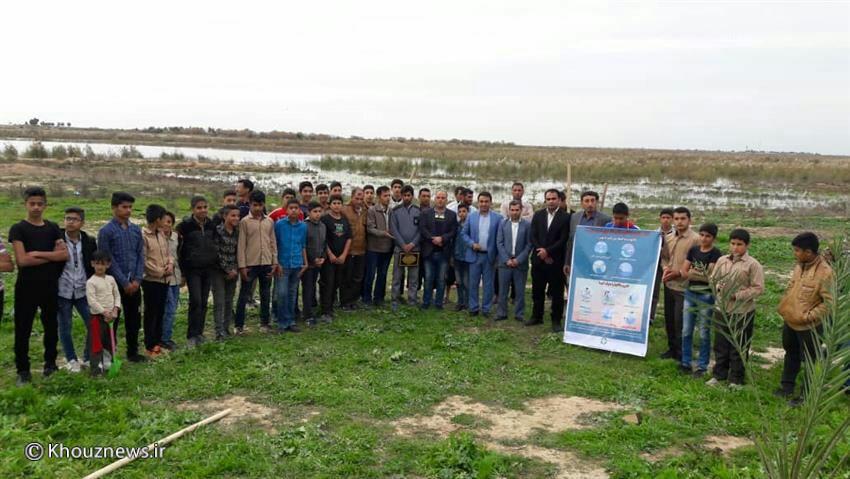 گراميداشت روزجهاني تالاب ها در روستای عرب حسن شوشتر