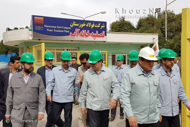 تصفیه‌خانه آب صنعتی فولاد خوزستان افتتاح شد