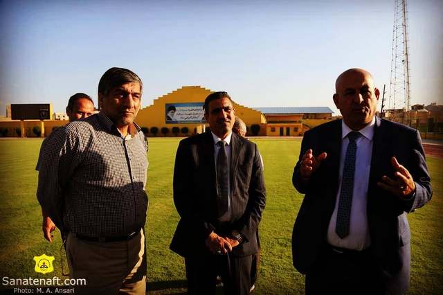 هیات عراقی از باشگاه نفت آبادان بازدید کرد