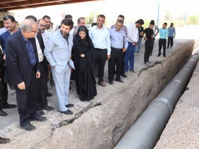رفع معضل کم آبی شهرستان کارون با اجرای طرح ضربتی خط انتقال آب خام از تاسیسات صنایع فولاد به تصفیه خانه