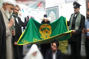 پیوند زوج خرمشهری در زیر پرچم حرم رضوی