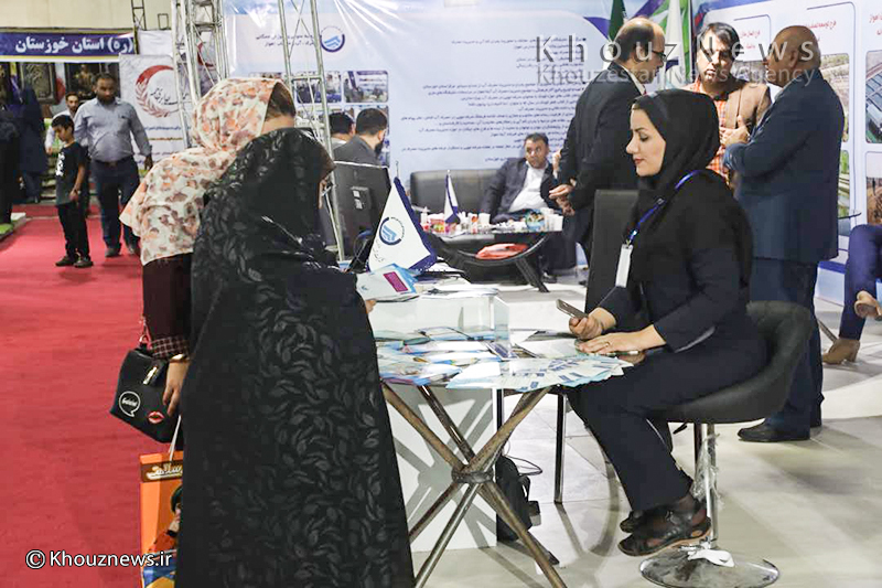 حضور متفاوت شرکت آب و فاضلاب اهواز در نمایشگاه هفته دولت سال ۹۷
