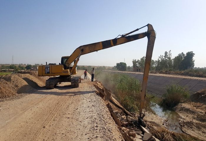 پایان عملیات ترمیم لاینینگ کانال چمران در مناطق تحت پوشش شرکت آبیاری کرخه و شاوور