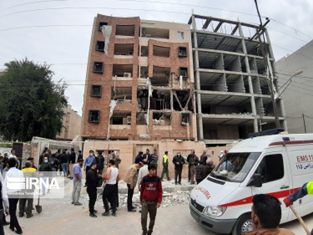 انفجارگاز شهری در اهواز ۲ مصدوم برجای گذاشت