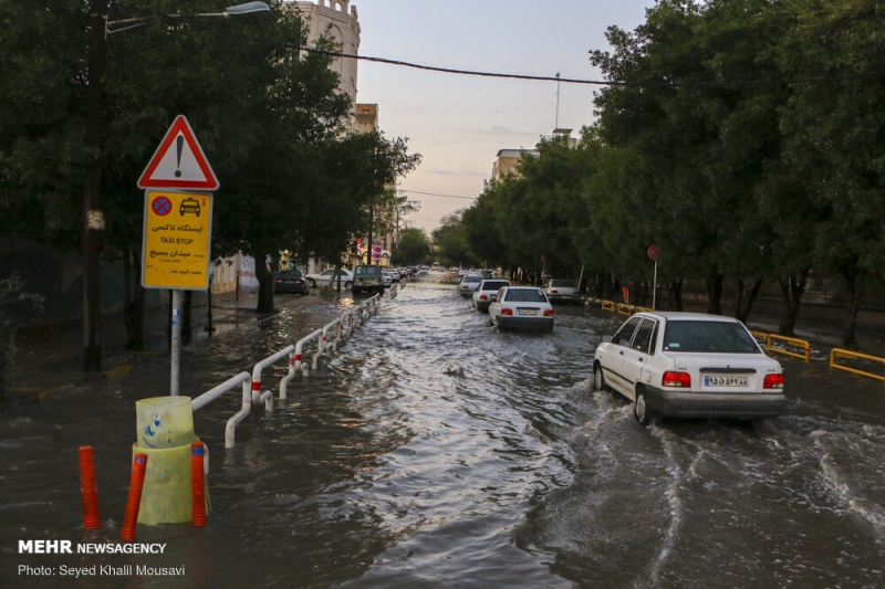 اهواز پس از باران
