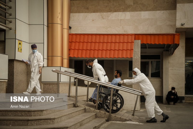 جابه‌جایی بیماران اورژانسی در پیک کرونای خوزستان