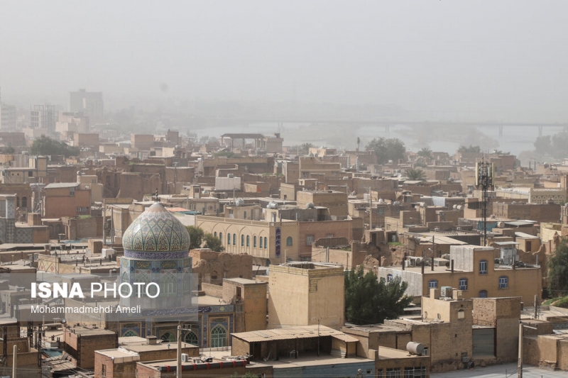 تصاویر/ گرد و خاک شدید در دزفول