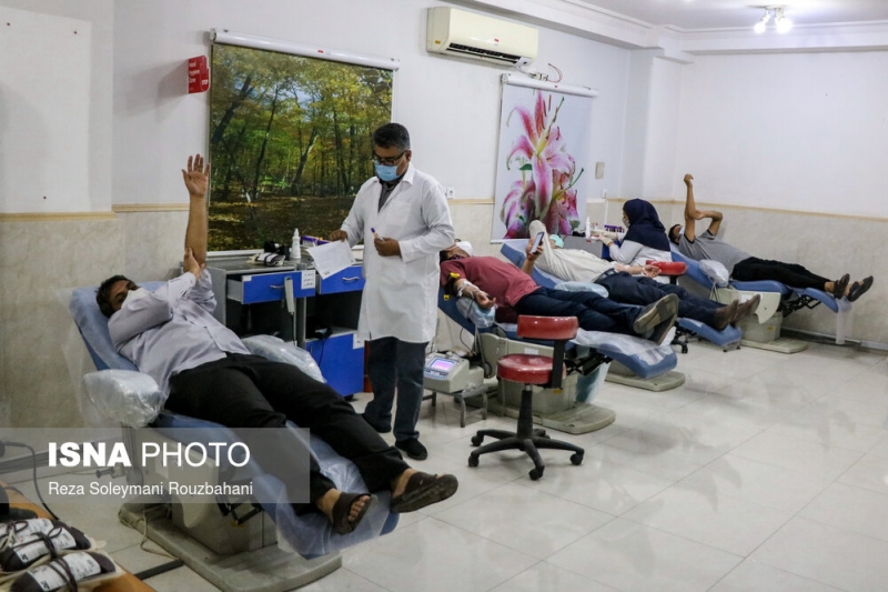 اهدای خون در اولین شب قدر - اهواز