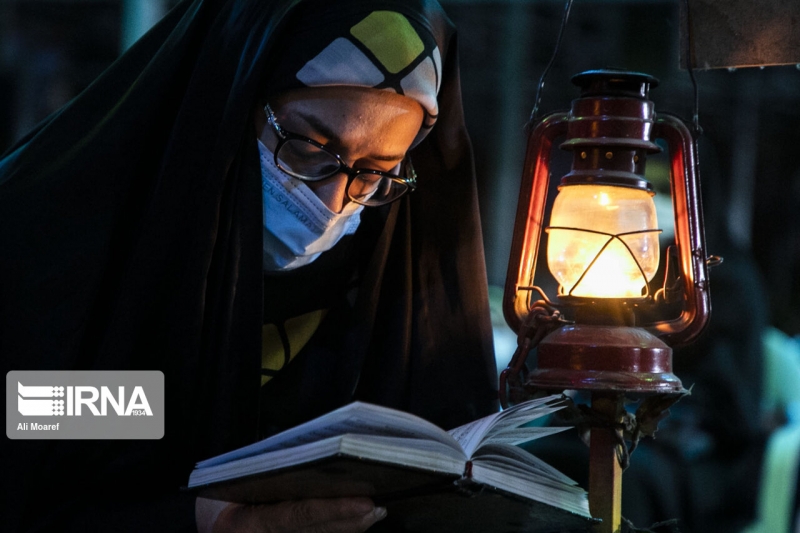 شب قدر در گلزار شهدای اهواز