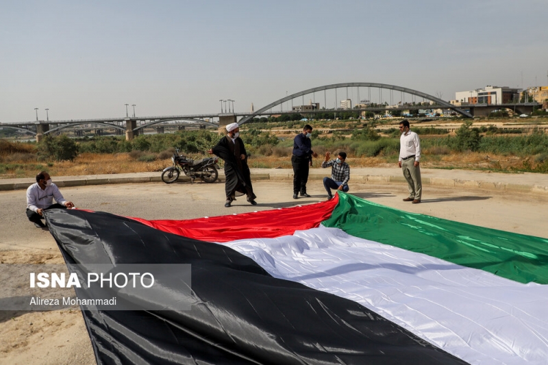 مراسم نمادین روز جهانی قدس در اهواز