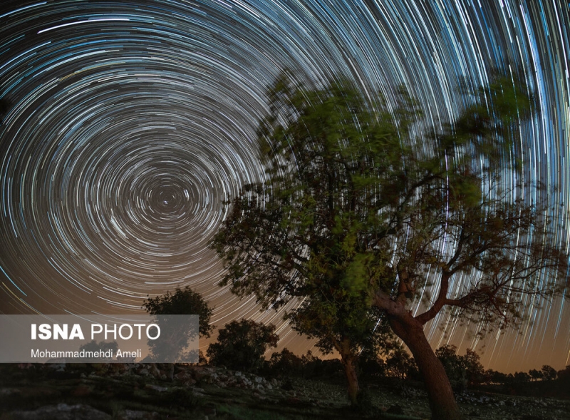 رد ستارگان در آسمان ایران