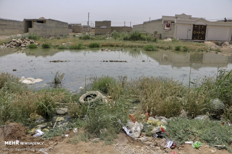 گلدشت در محاصره فاضلاب