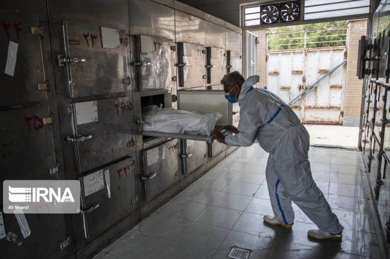 گزارش تصویری/ بیمارستان گلستان اهواز زیر بار سنگین کرونا