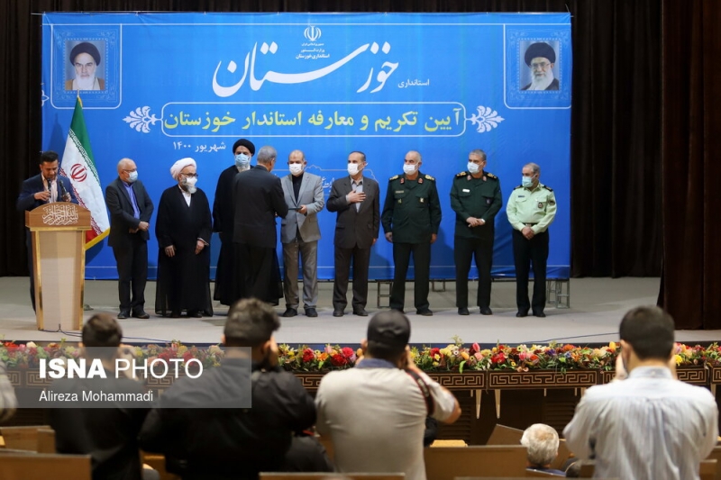 گزارش تصویری/ آیین تکریم و معارفه استاندار خوزستان با حضور وزیر کشور